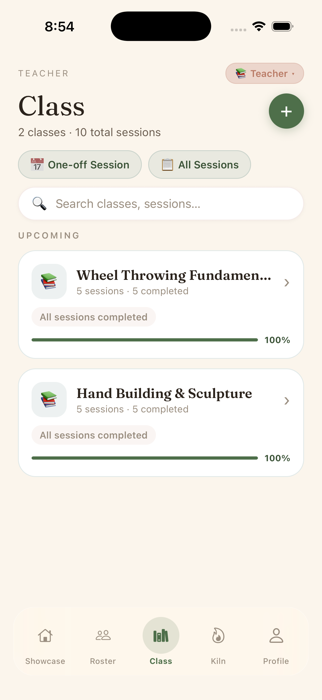 Teacher Class on iPhone
